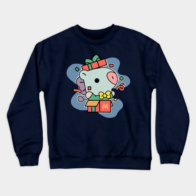 Festive Pony Crewneck Sweatshirt by TASCHE